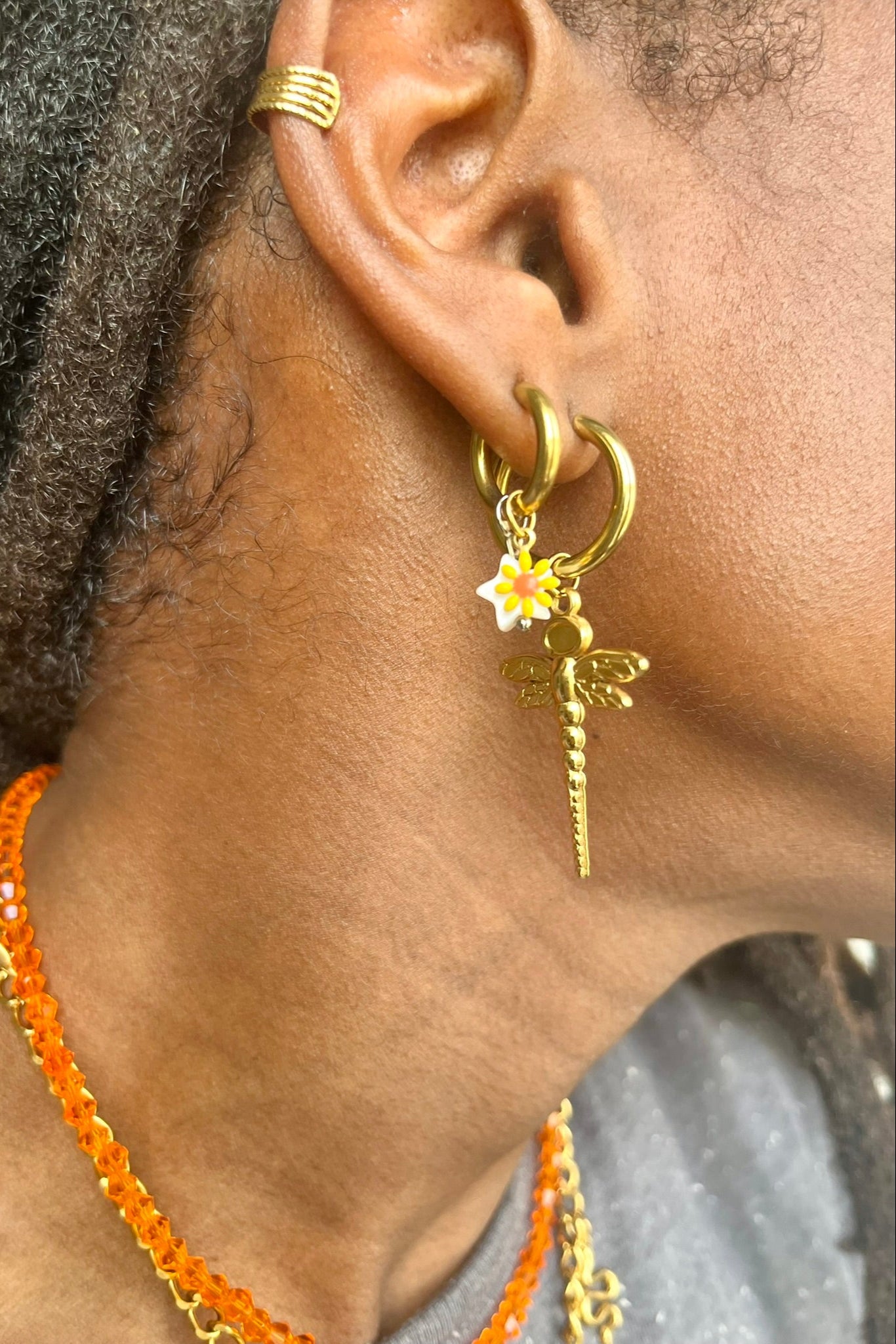 Boucles d'oreilles charms à personnaliser