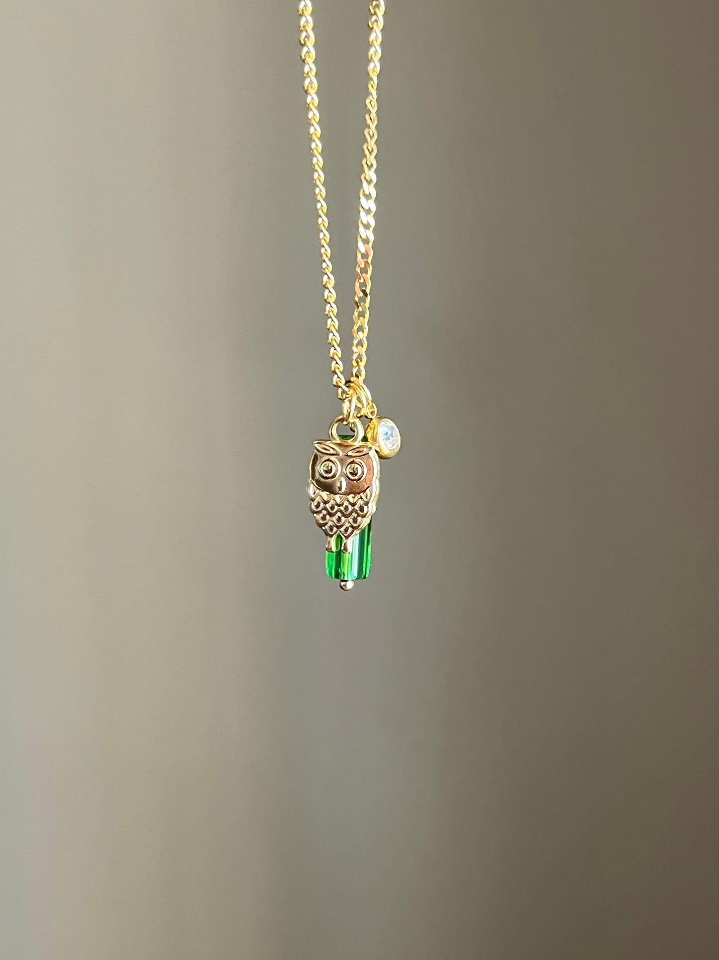 Collier charms pendentif doré