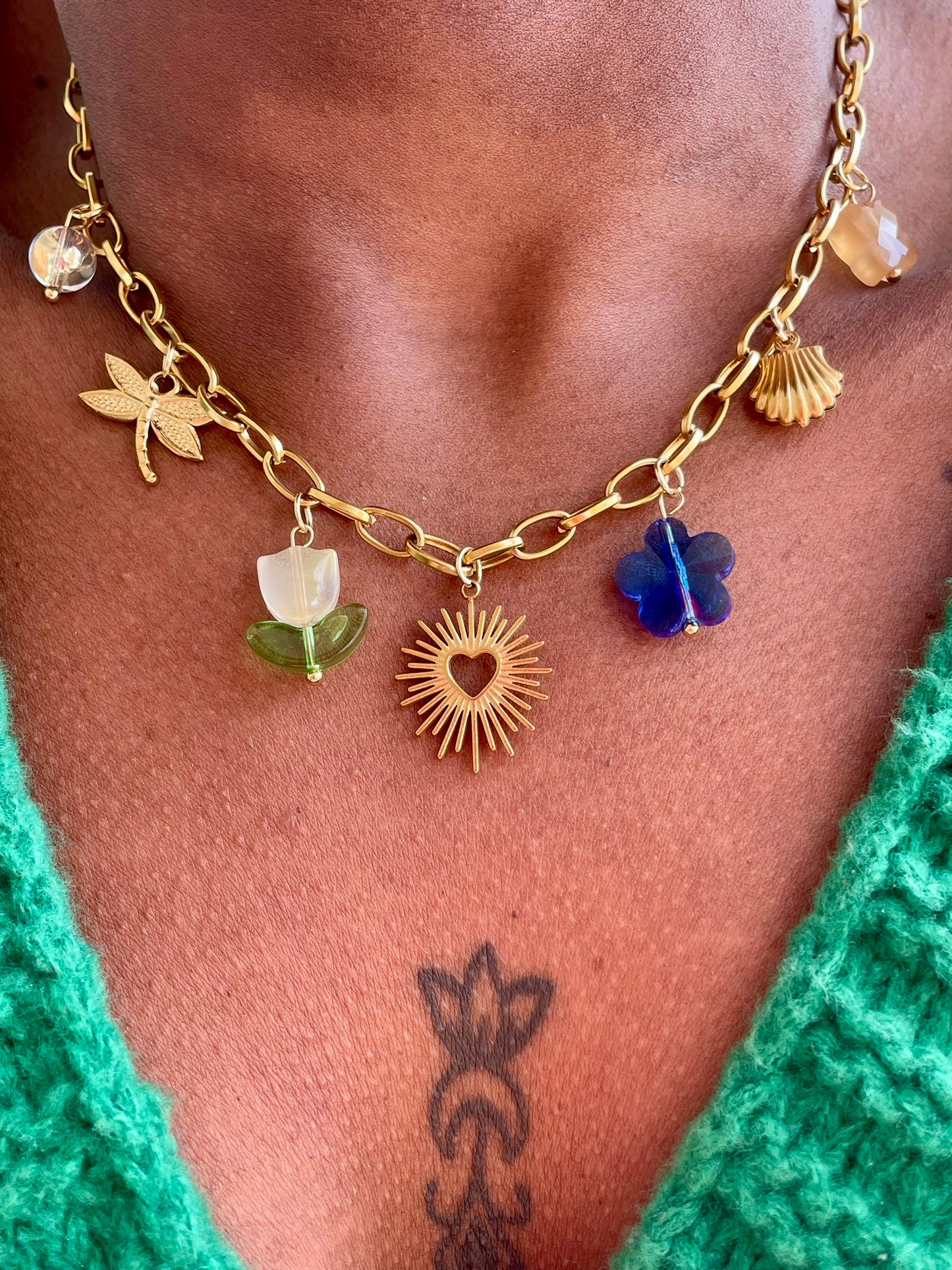 Collier charm personnalisés CHARMIE - bijoux personnalisés