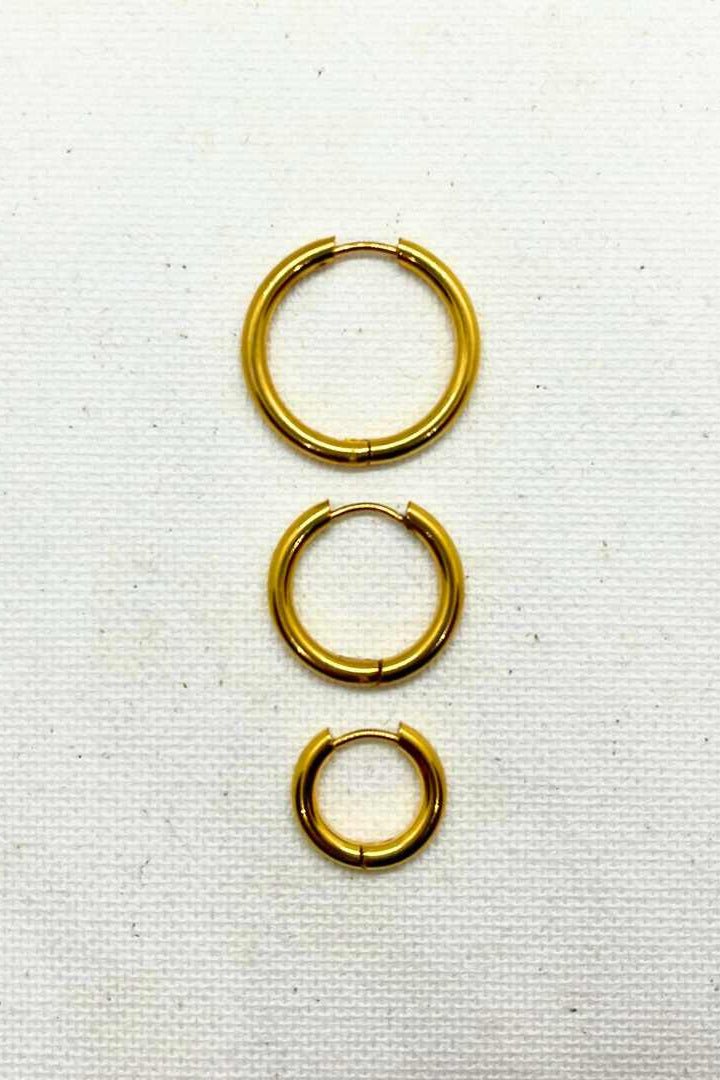 Créoles dorées à personnaliser avec charms - bijoux personnalisés