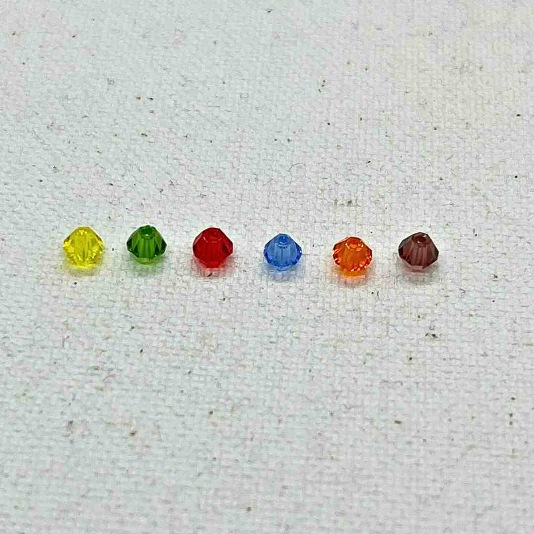 Perles de verre colores-bijoux personnalises