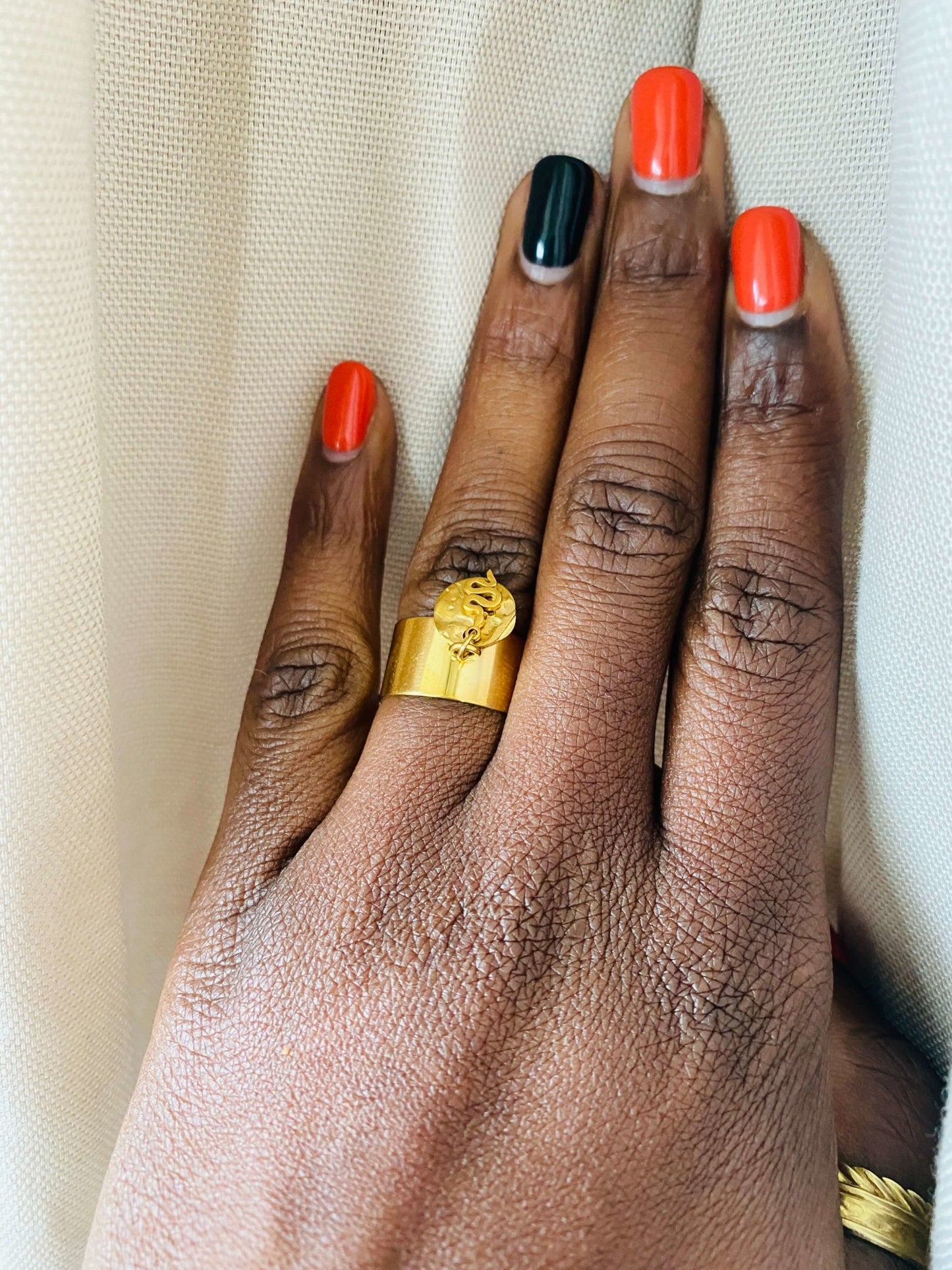 Bague personnalisée ajustable - bijoux personnalisés