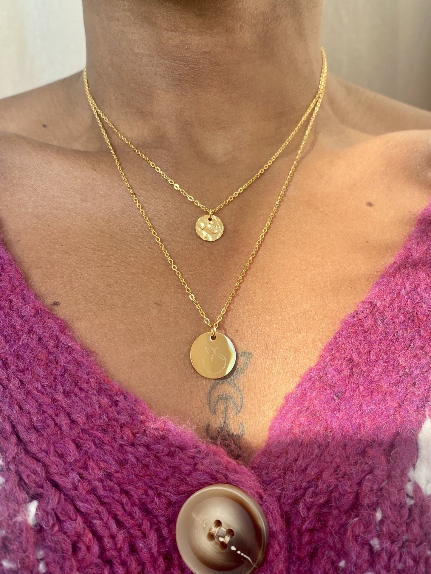 Collier double rangs EMMA - colliers personnalisés