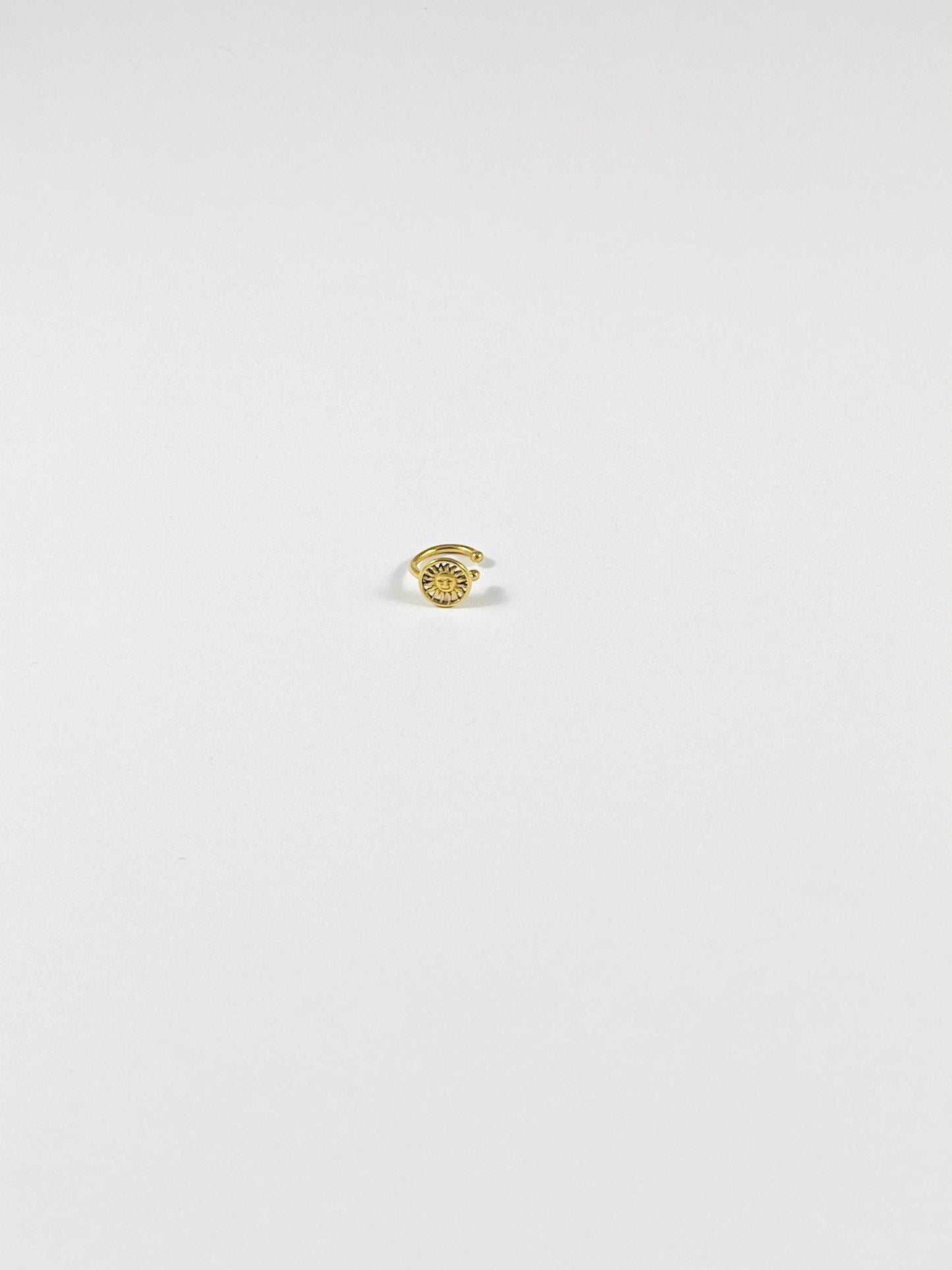 Ear cuff SOLINA doré à l'or - bijoux acier inoxydable