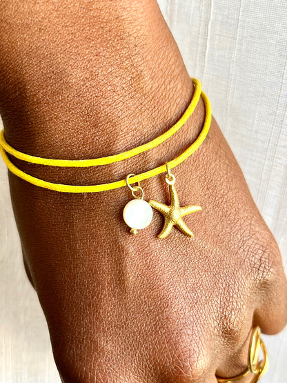 Bracelet cordon charms personnalisés - MOANA