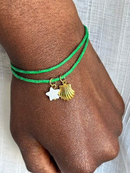 Bracelet cordon charms personnalisés - MOANA