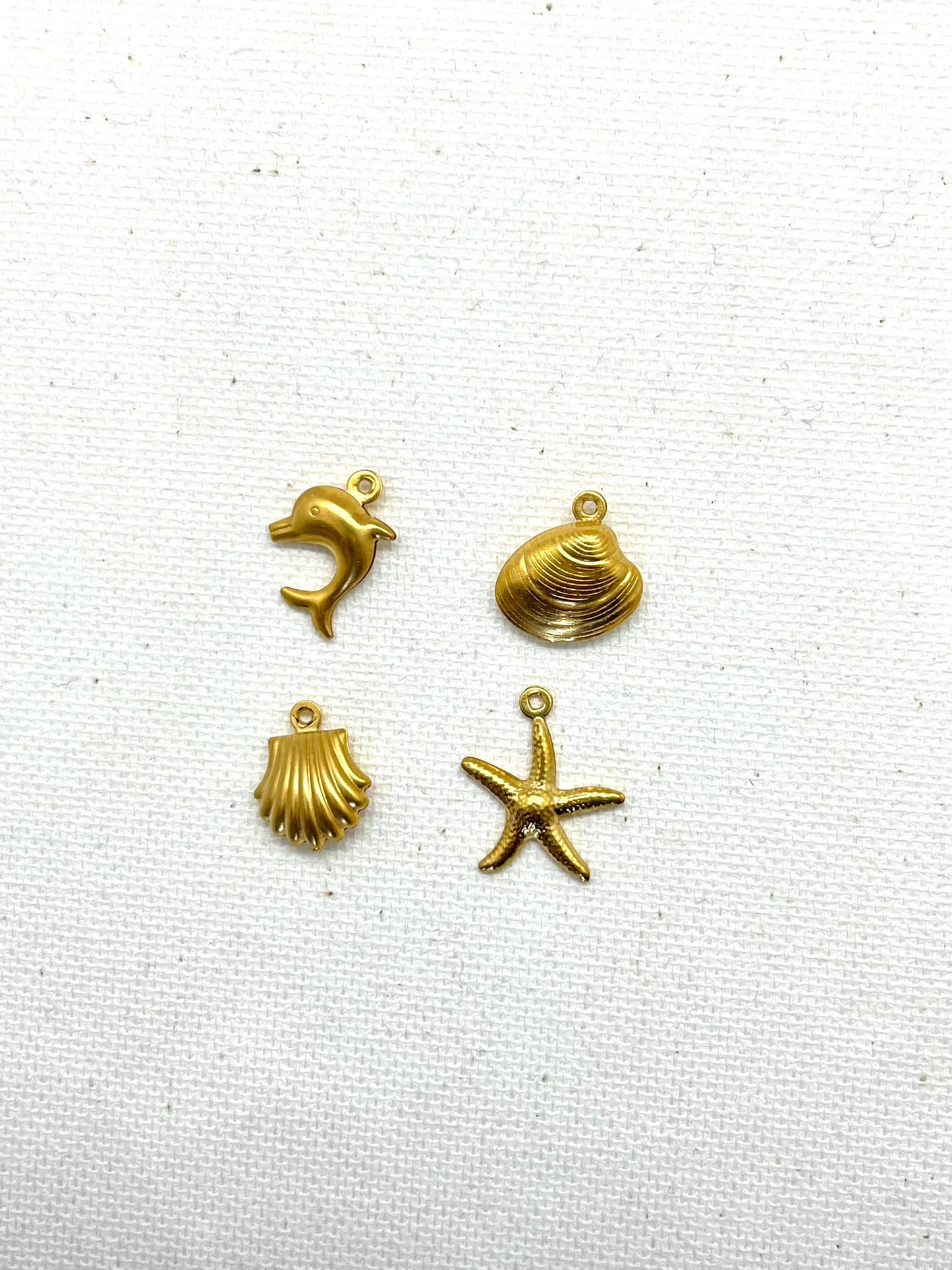 Charms acier inoxydables univers marin - bijoux personnalisés