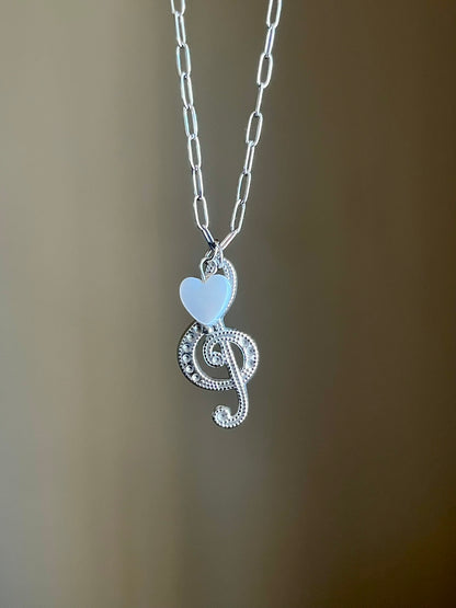 Collier charms pendentif argenté