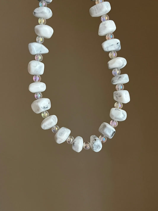 Collier coloré  Chroma curve - MARBLE